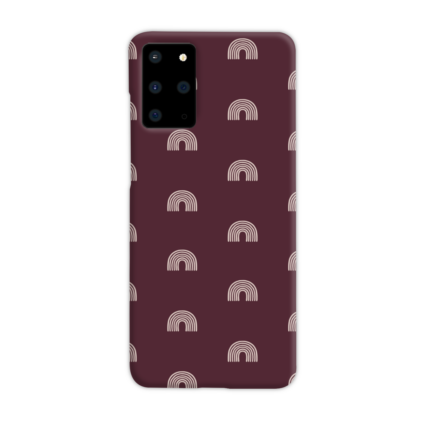 Burgundy Arches Slim Phone Case