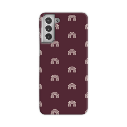 Burgundy Arches Slim Phone Case