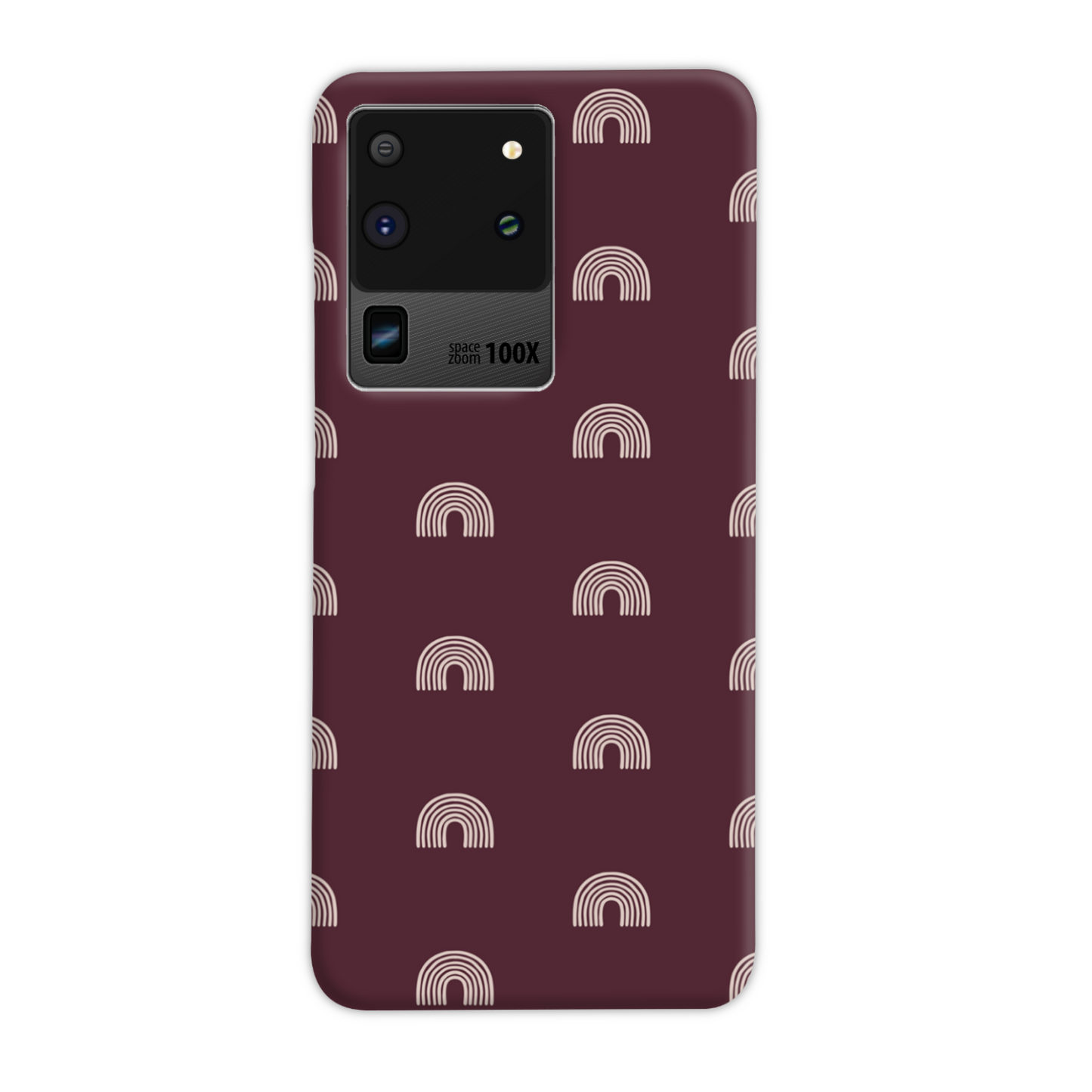 Burgundy Arches Slim Phone Case
