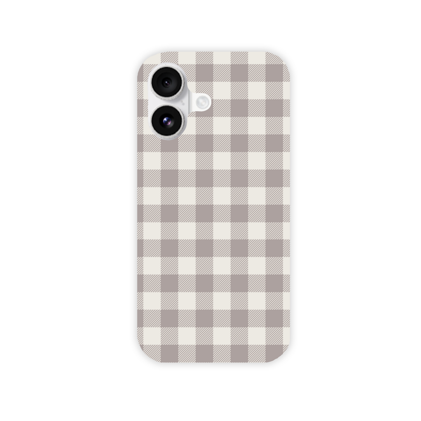 Natural Check Slim Phone Case
