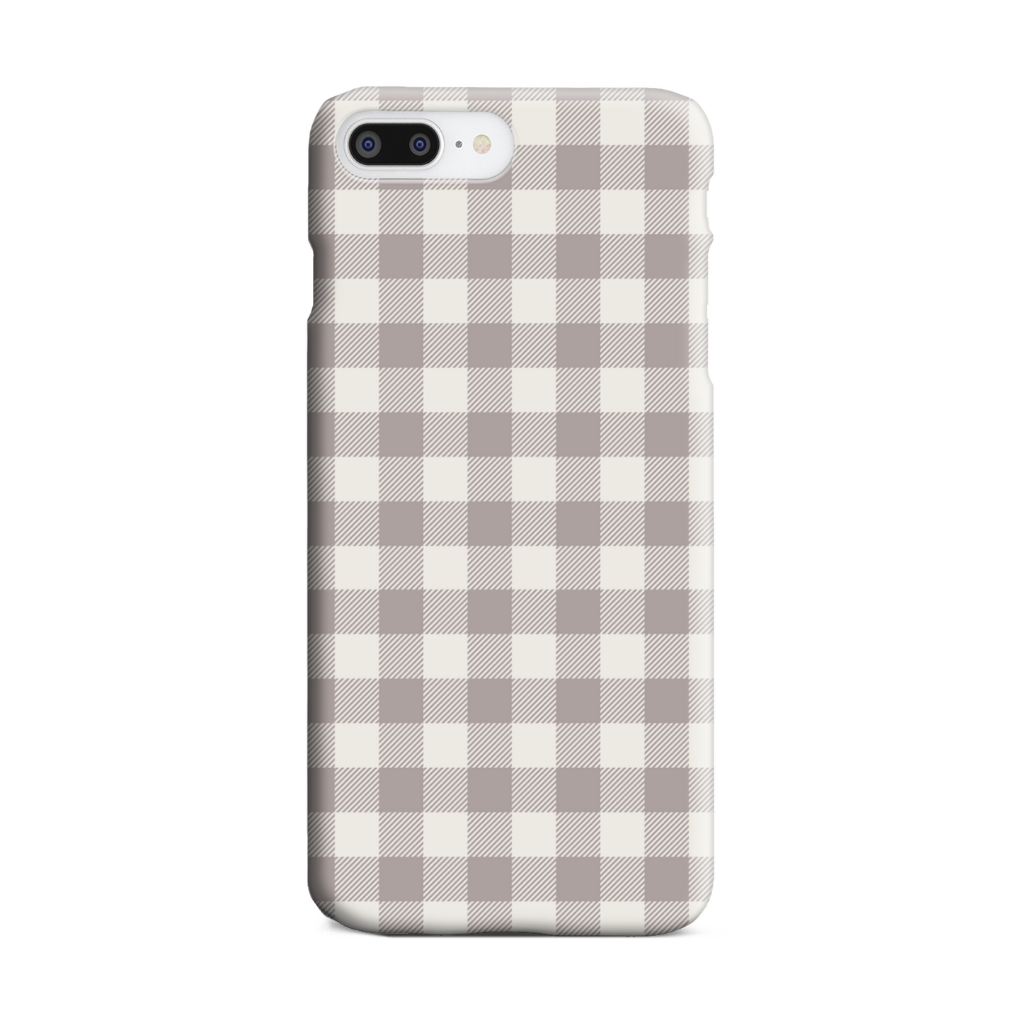 Natural Check Slim Phone Case