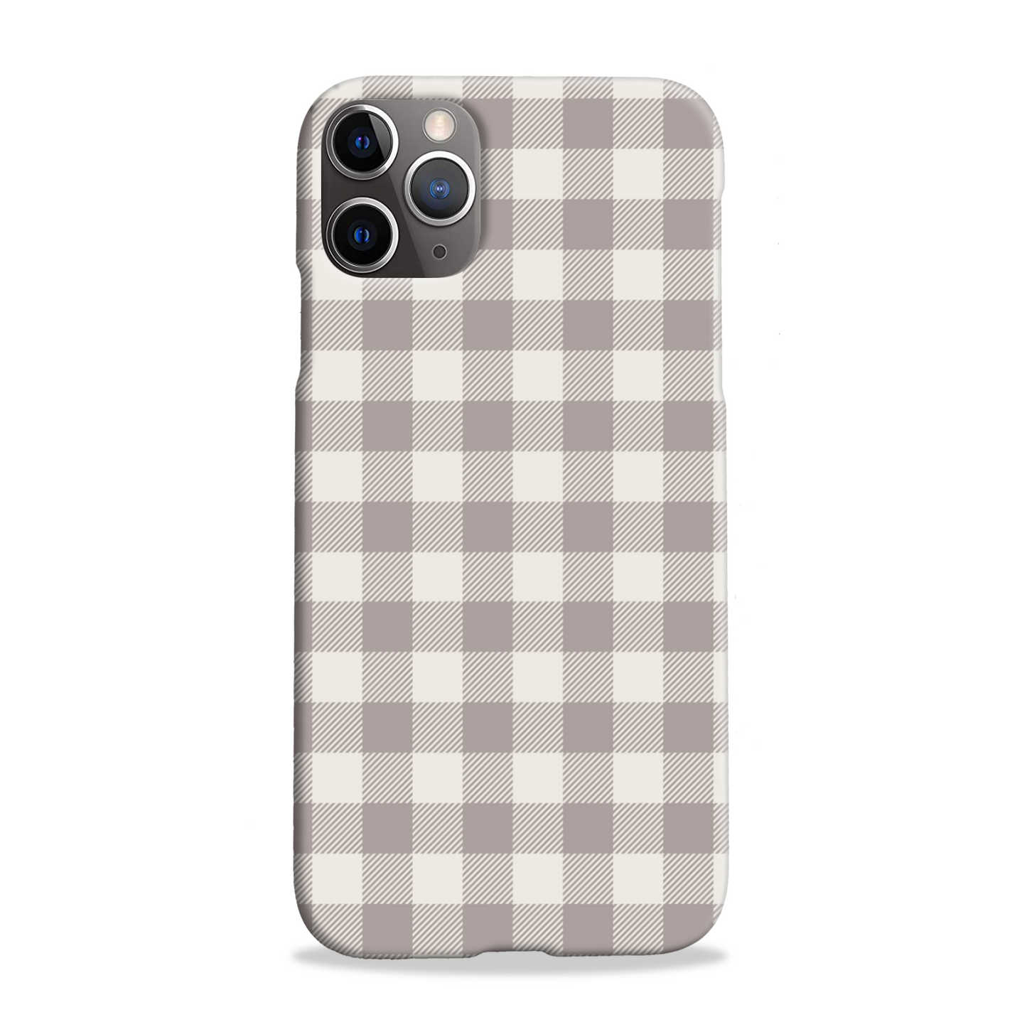 Natural Check Slim Phone Case