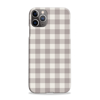 Natural Check Slim Phone Case