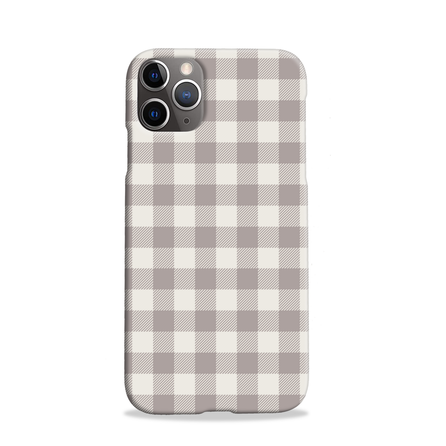 Natural Check Slim Phone Case