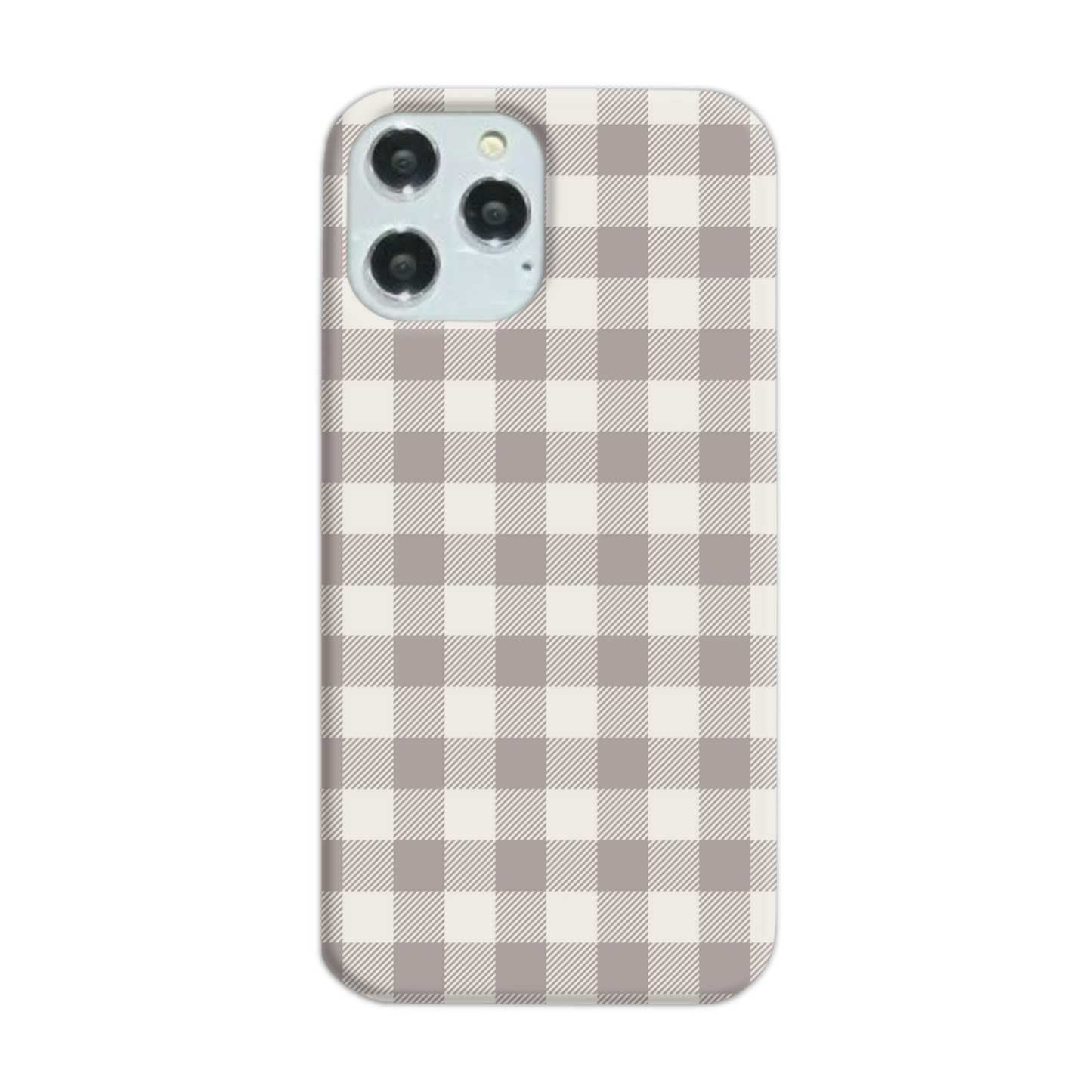 Natural Check Slim Phone Case
