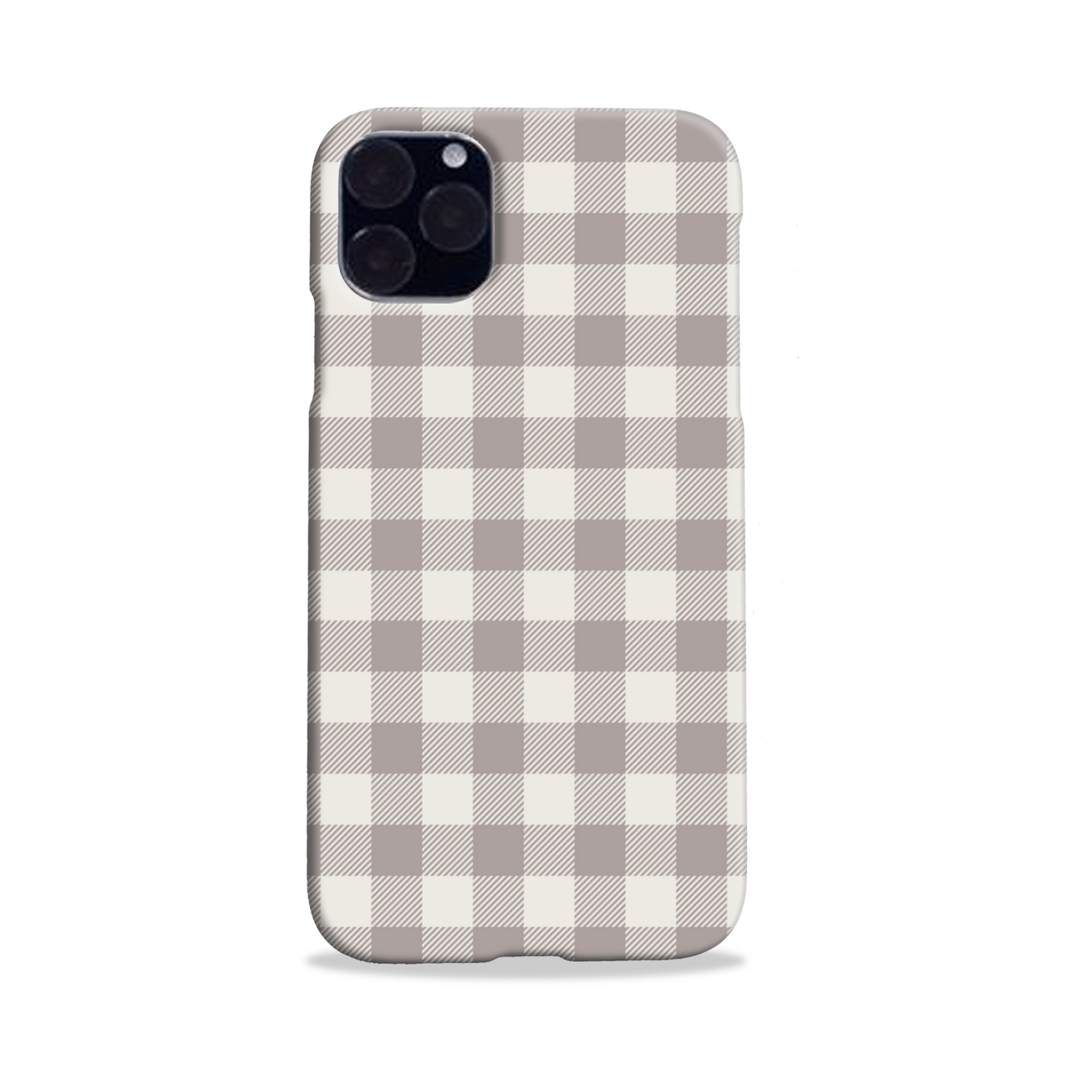 Natural Check Slim Phone Case