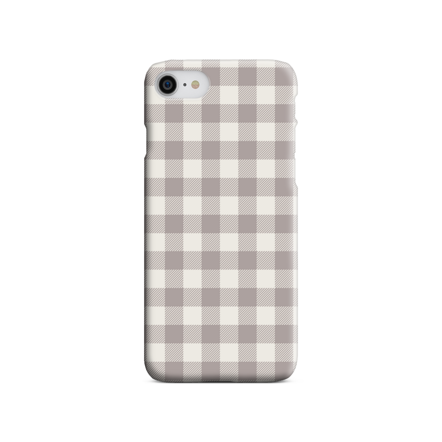 Natural Check Slim Phone Case