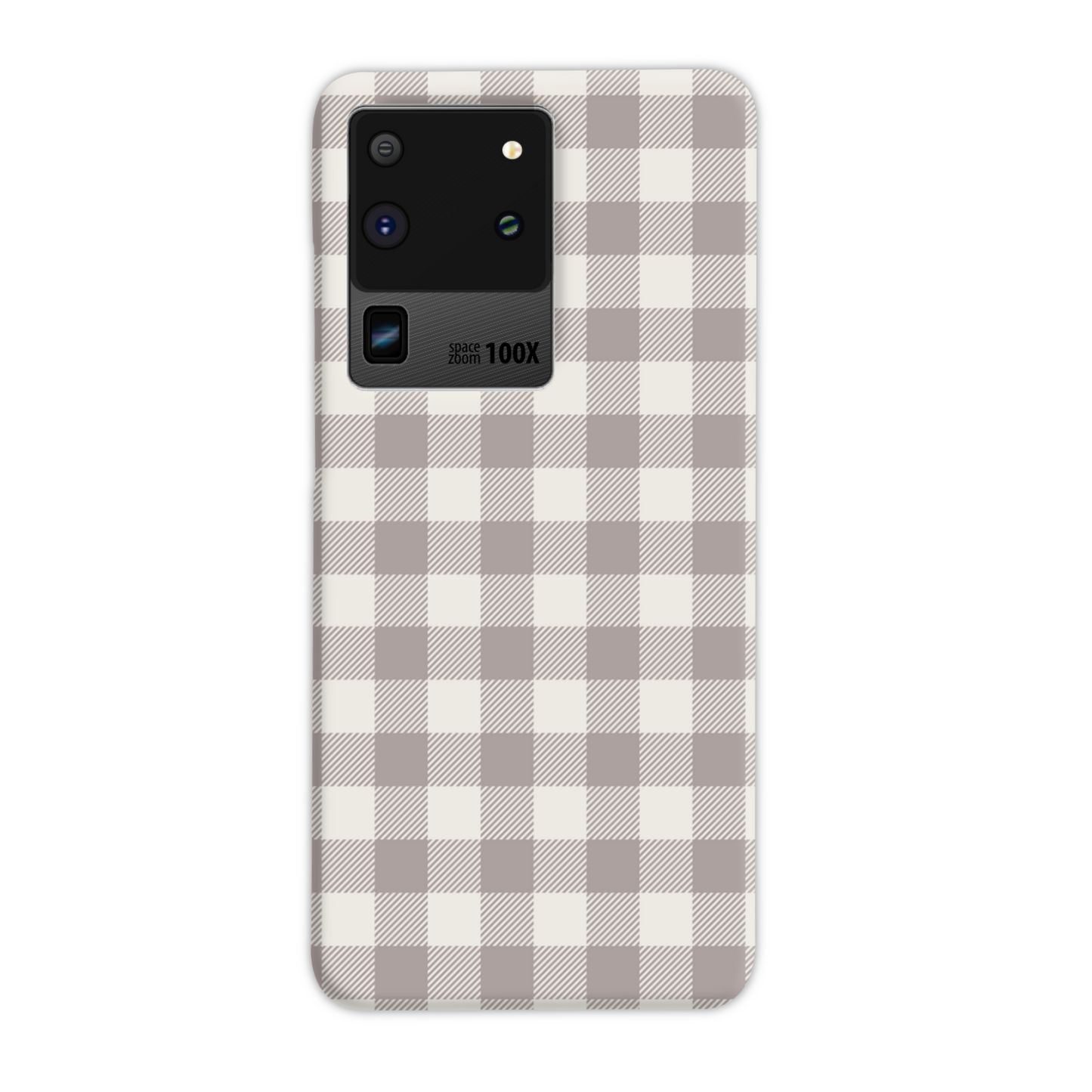 Natural Check Slim Phone Case