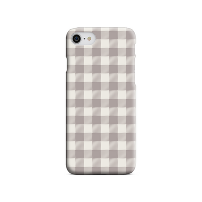 Natural Check Slim Phone Case