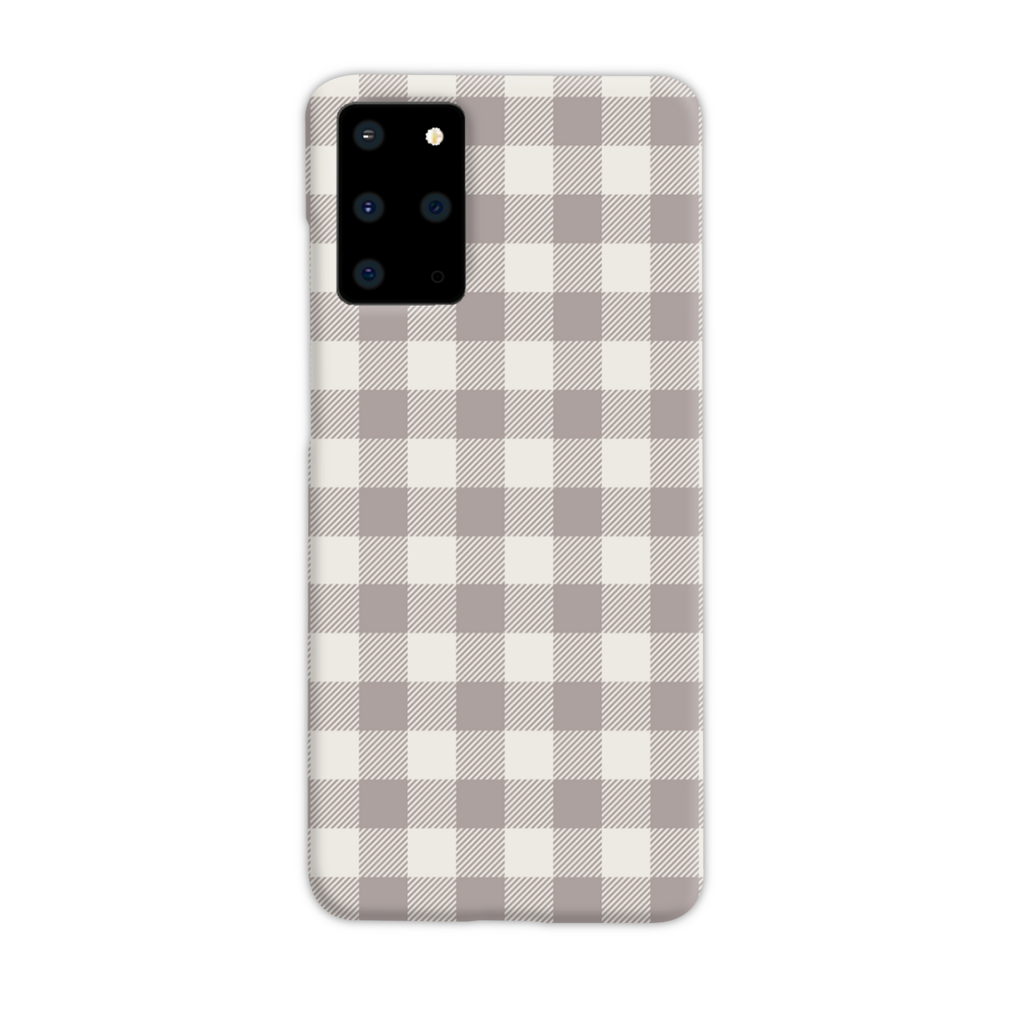 Natural Check Slim Phone Case