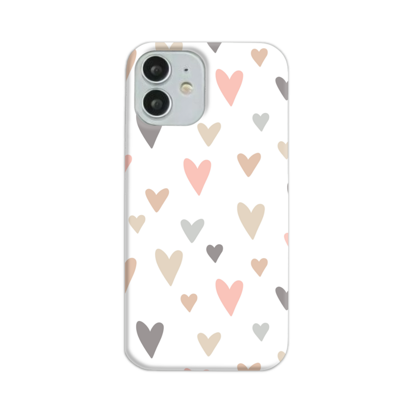 Neutral Hearts Slim Phone Case