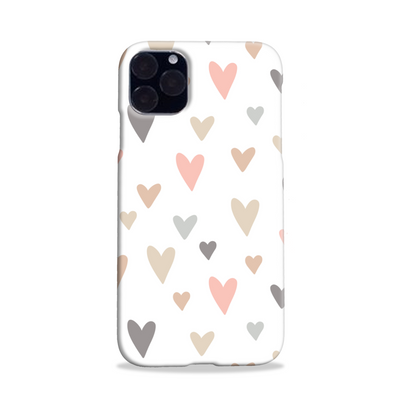 Neutral Hearts Slim Phone Case