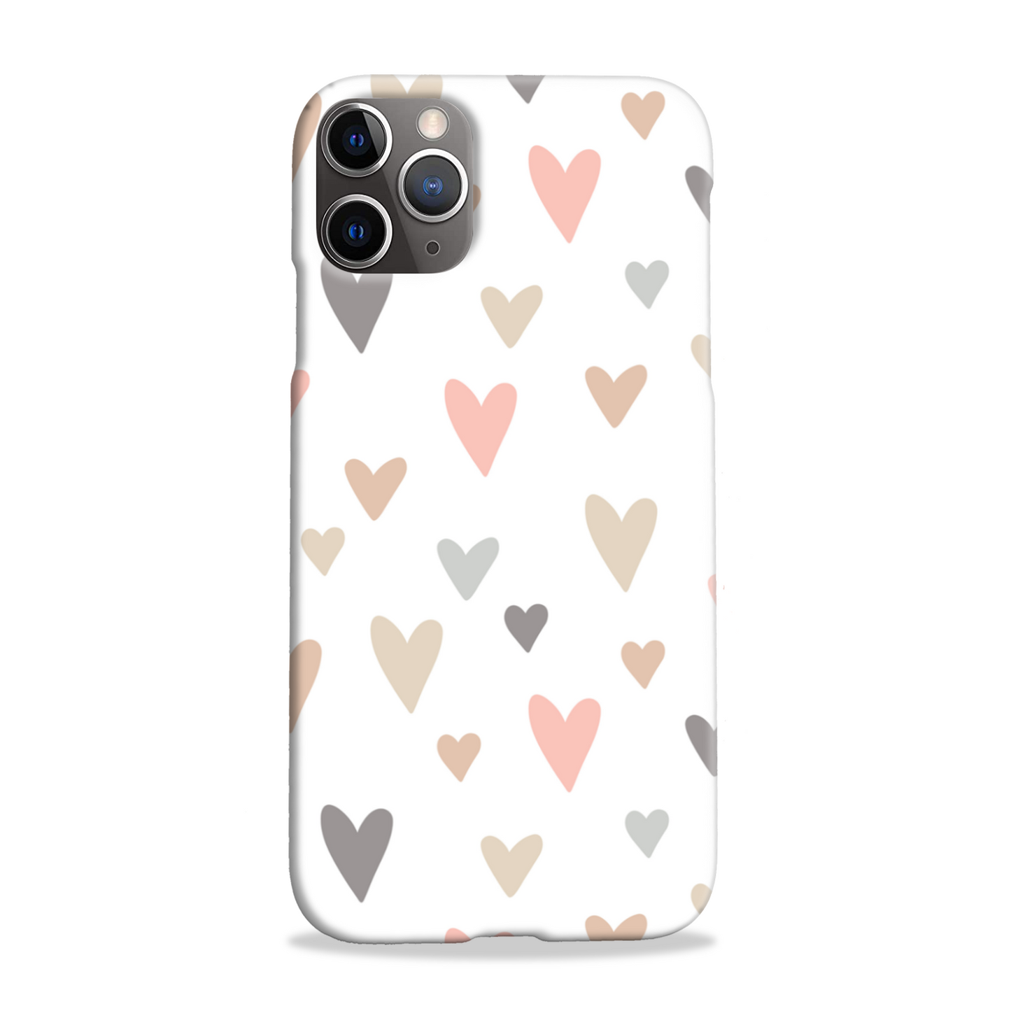 Neutral Hearts Slim Phone Case