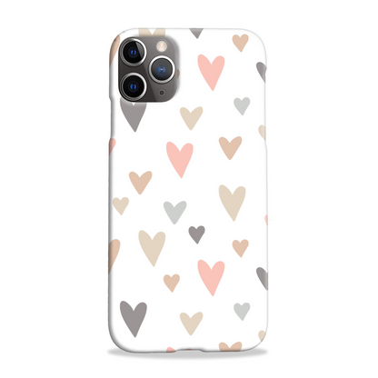 Neutral Hearts Slim Phone Case