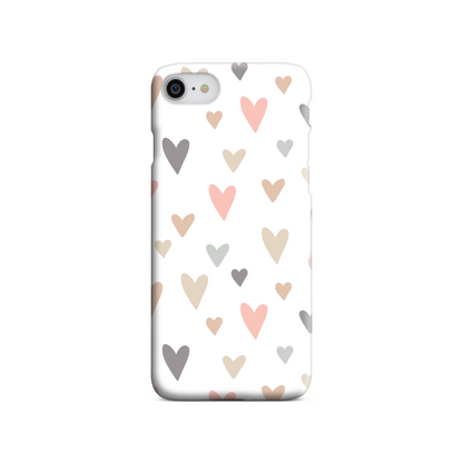 Neutral Hearts Slim Phone Case