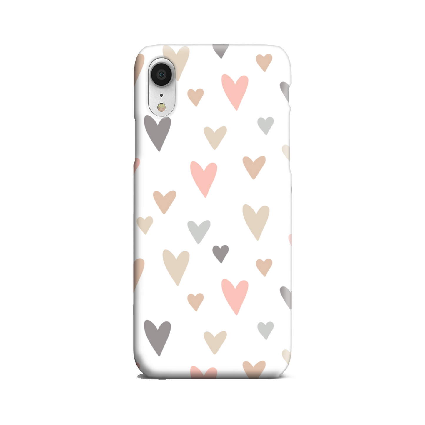 Neutral Hearts Slim Phone Case