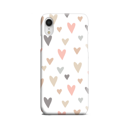 Neutral Hearts Slim Phone Case