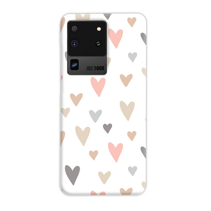 Neutral Hearts Slim Phone Case