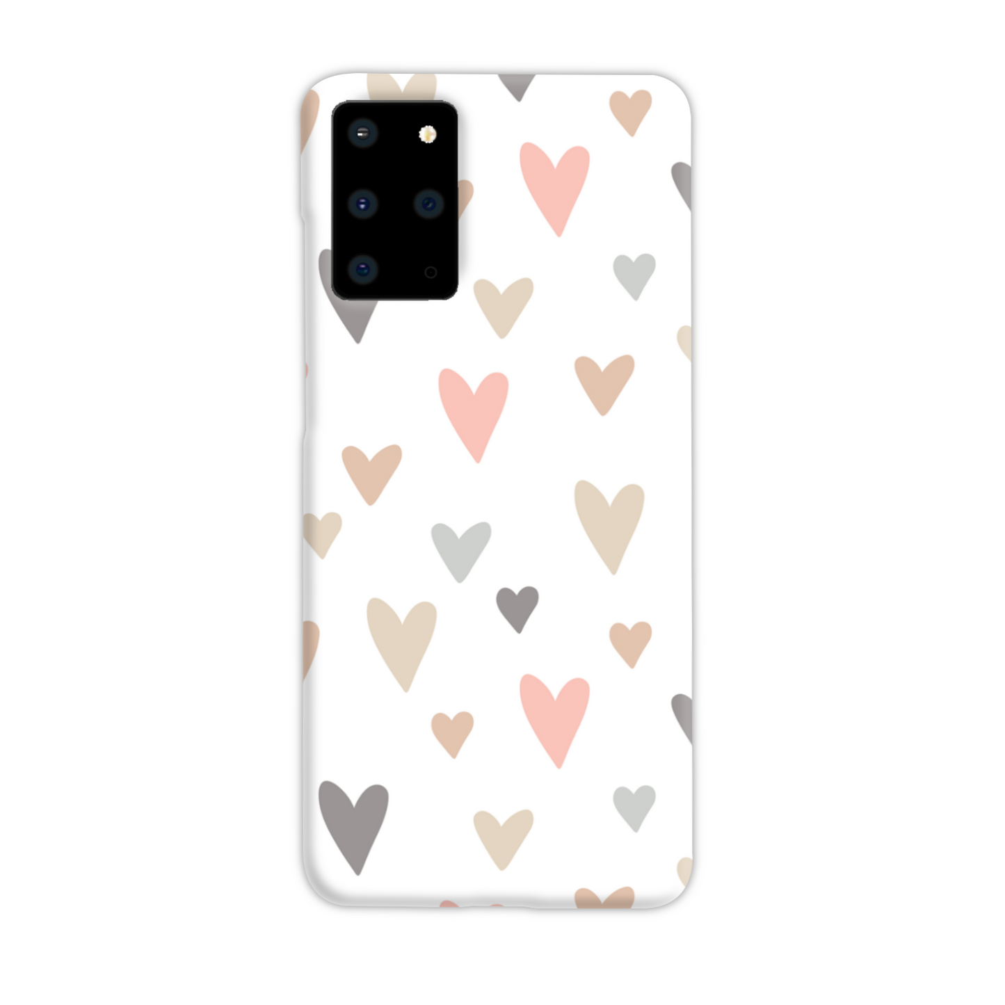 Neutral Hearts Slim Phone Case