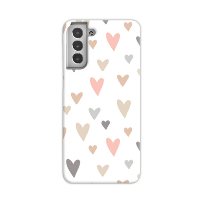 Neutral Hearts Slim Phone Case