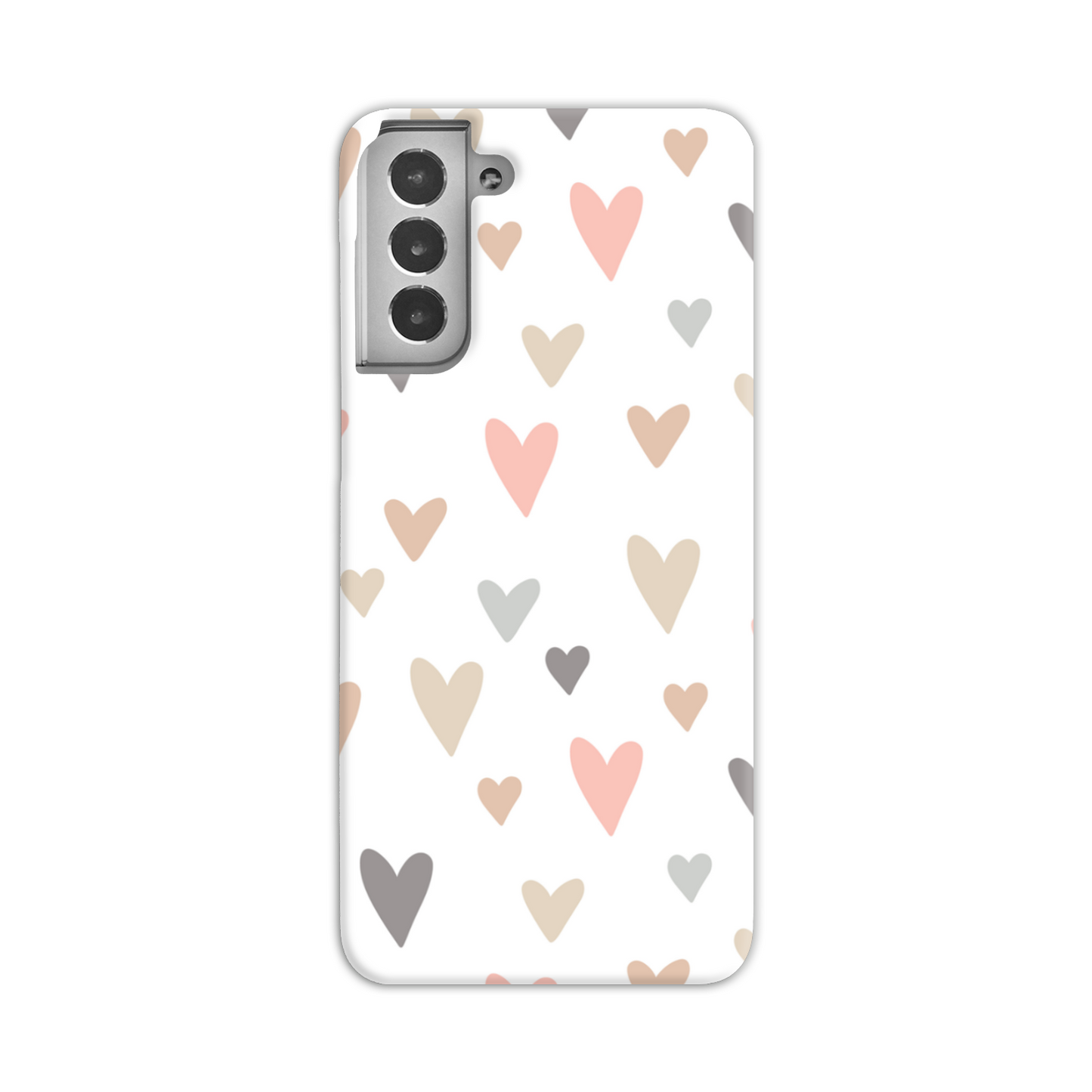 Neutral Hearts Slim Phone Case