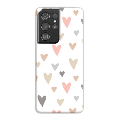 Neutral Hearts Slim Phone Case