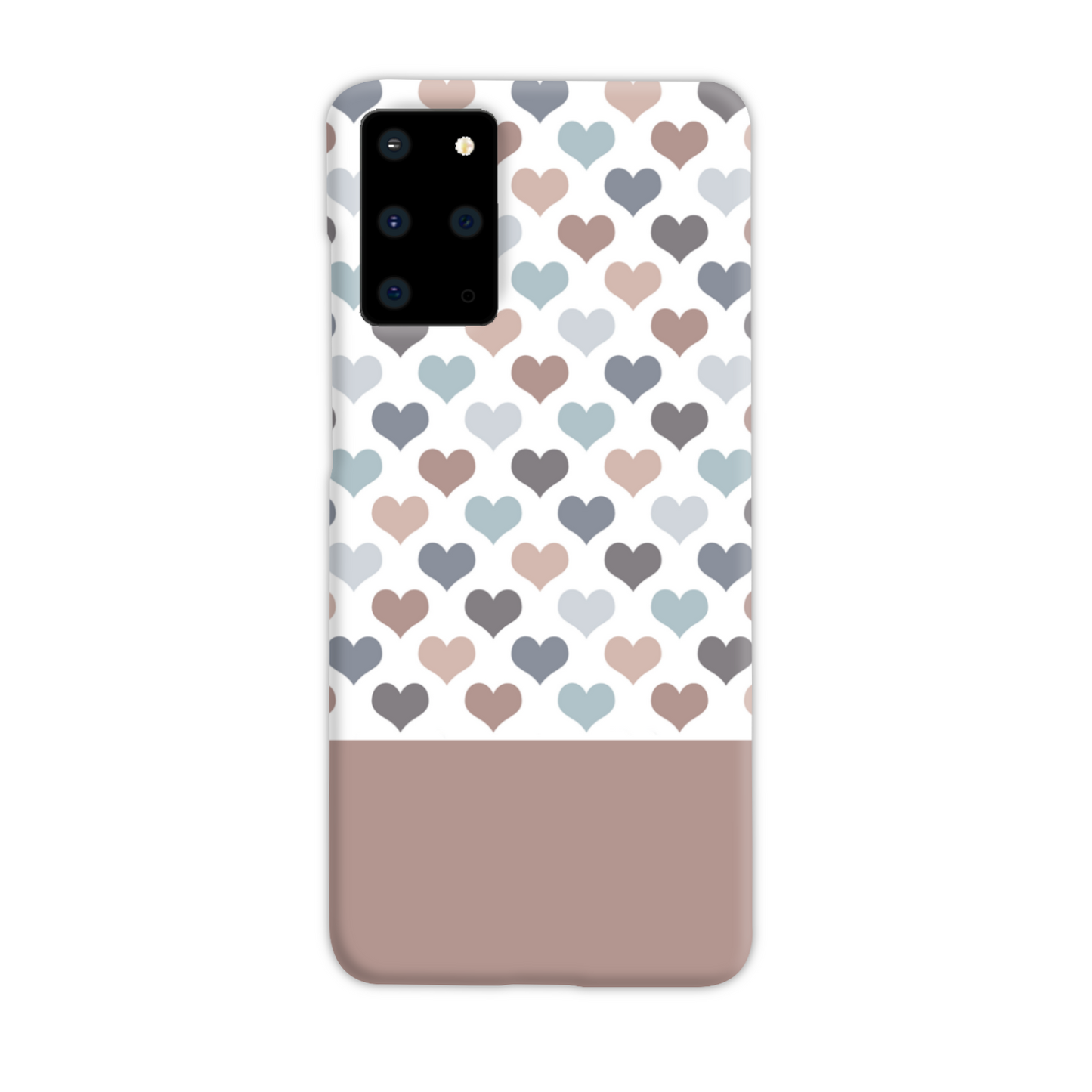Mocca Hearts Slim Phone Case