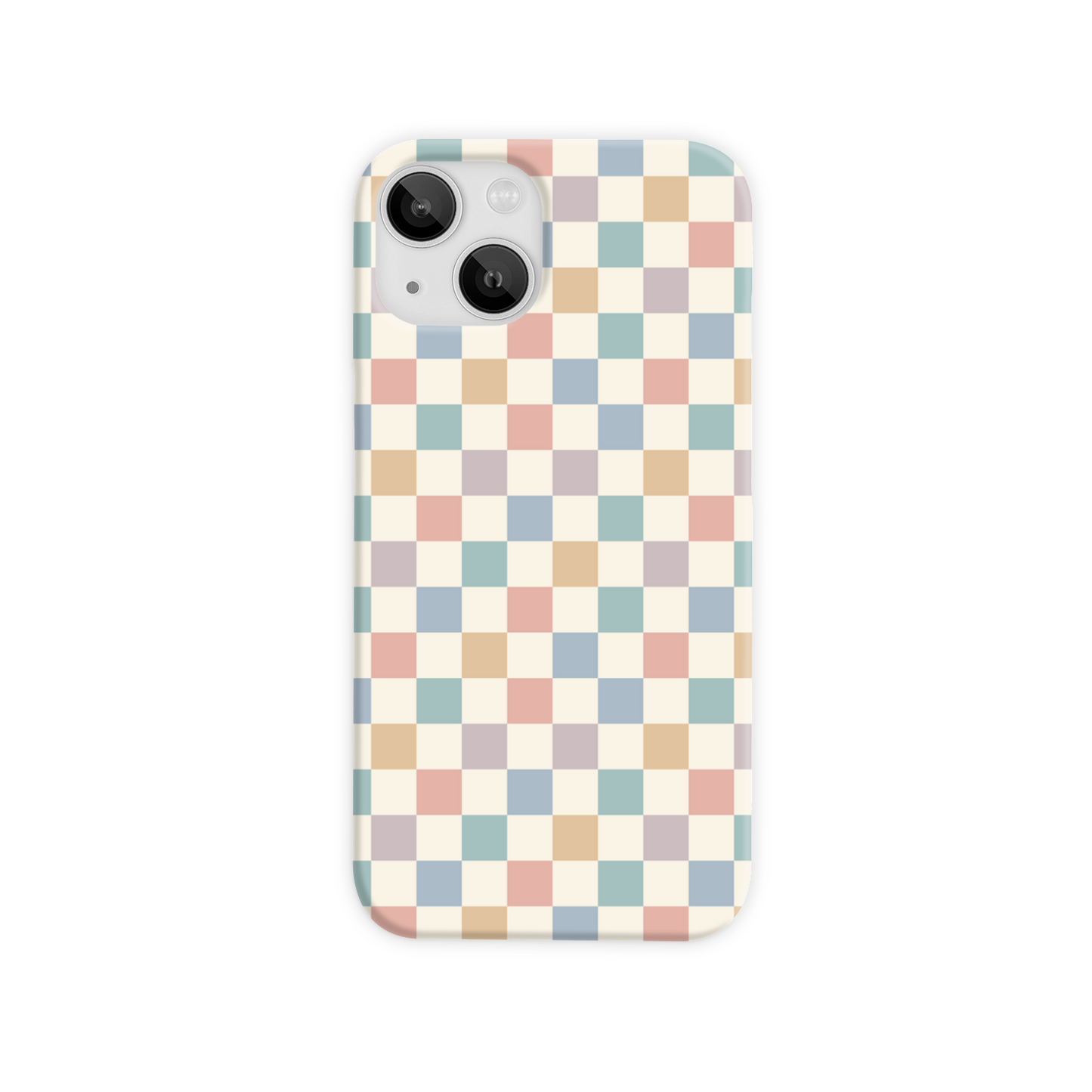 Pastel Multi Check Slim Phone Case