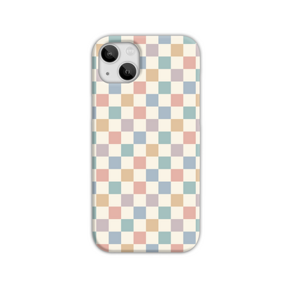 Pastel Multi Check Slim Phone Case