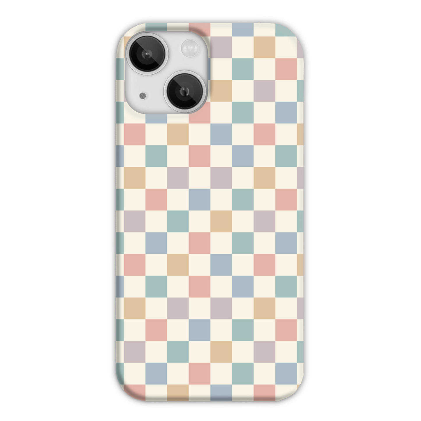 Pastel Multi Check Slim Phone Case