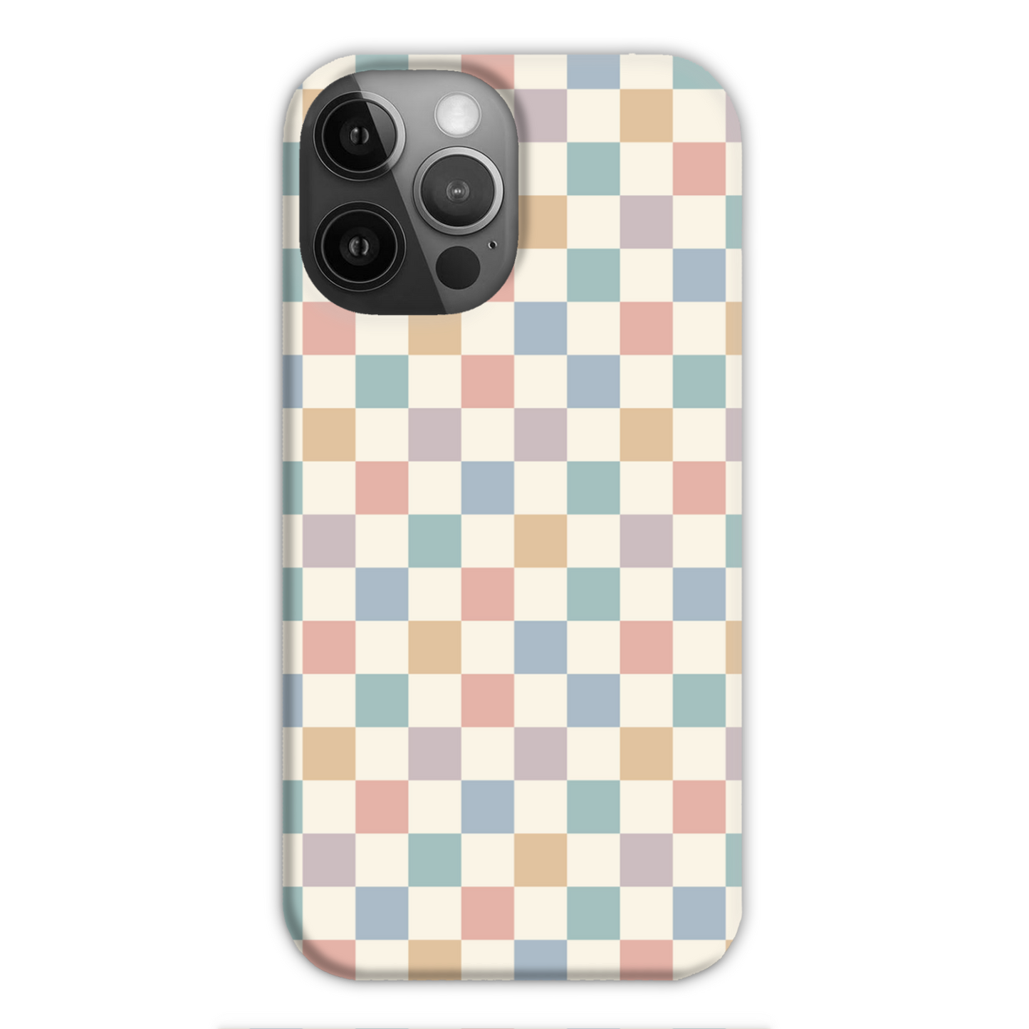 Pastel Multi Check Slim Phone Case