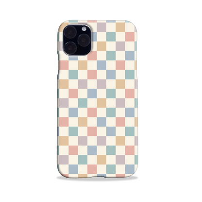 Pastel Multi Check Slim Phone Case