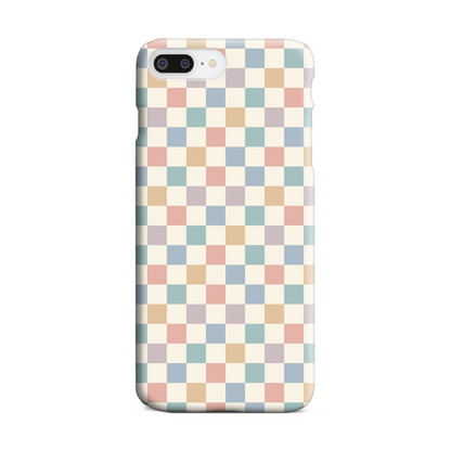 Pastel Multi Check Slim Phone Case