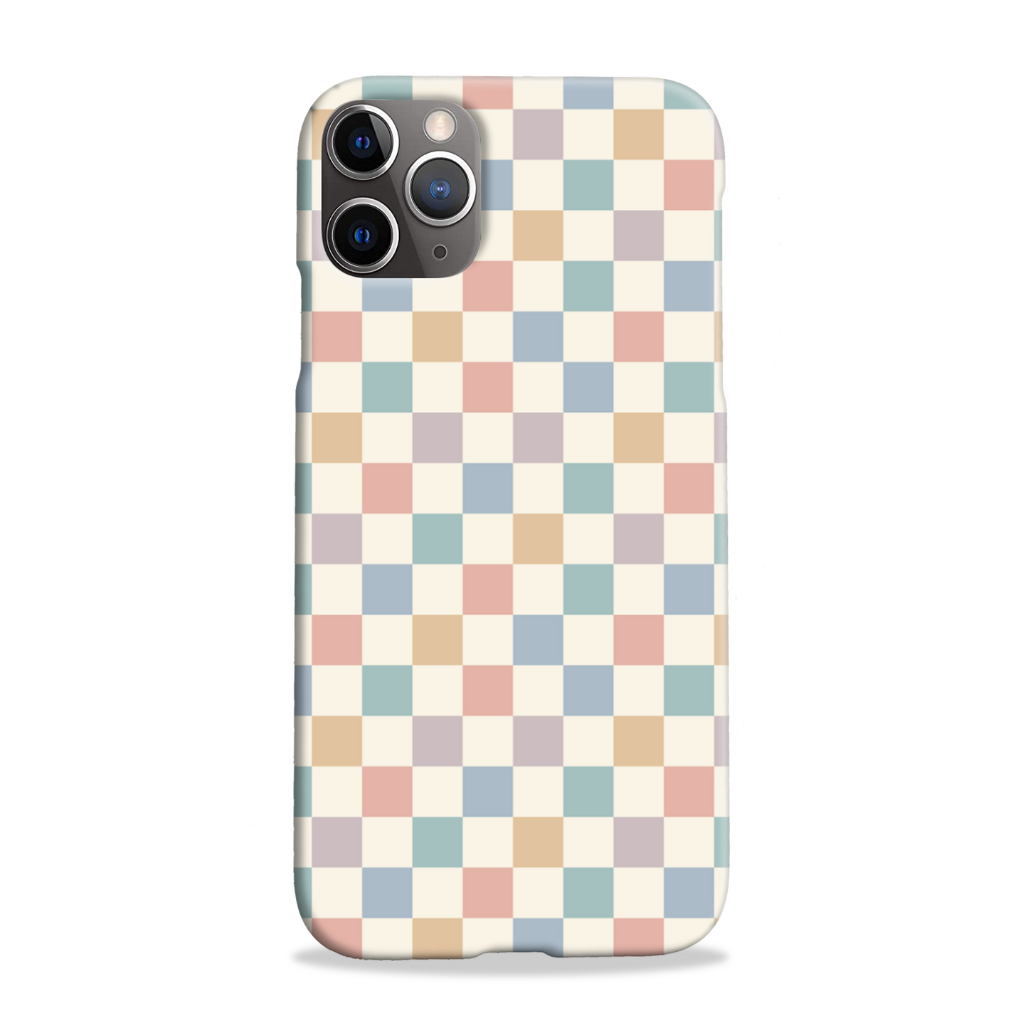 Pastel Multi Check Slim Phone Case