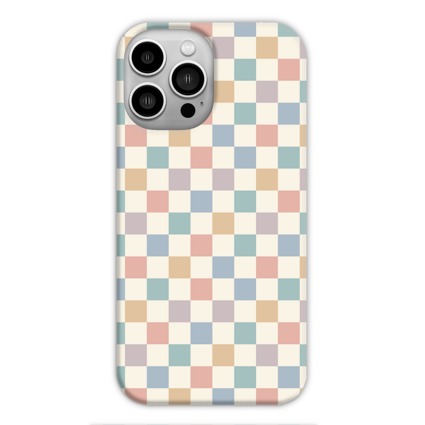 Pastel Multi Check Slim Phone Case