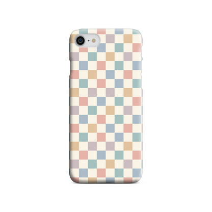 Pastel Multi Check Slim Phone Case