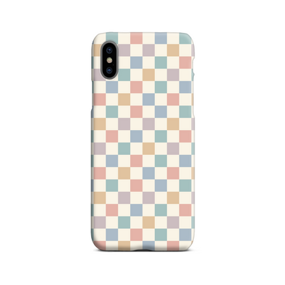 Pastel Multi Check Slim Phone Case