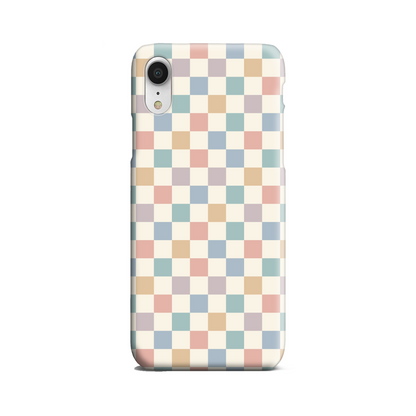 Pastel Multi Check Slim Phone Case