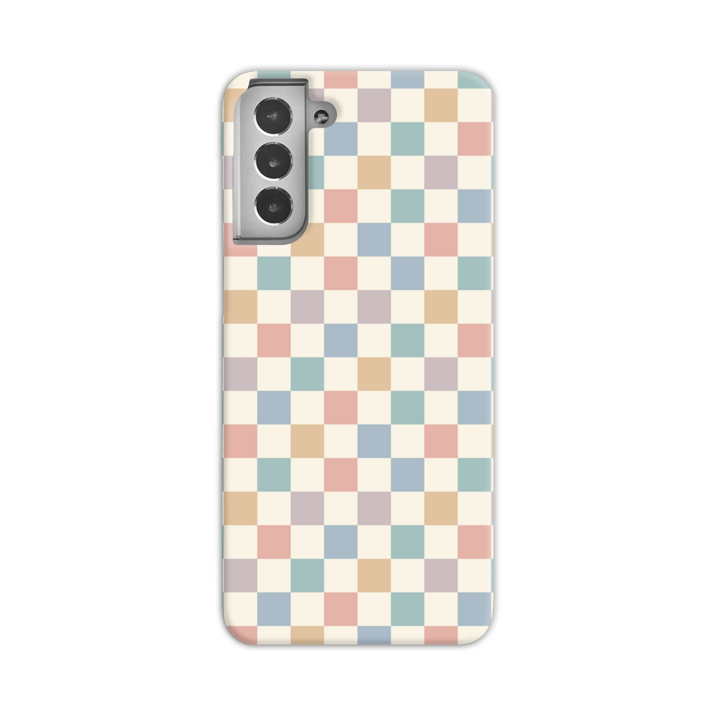 Pastel Multi Check Slim Phone Case