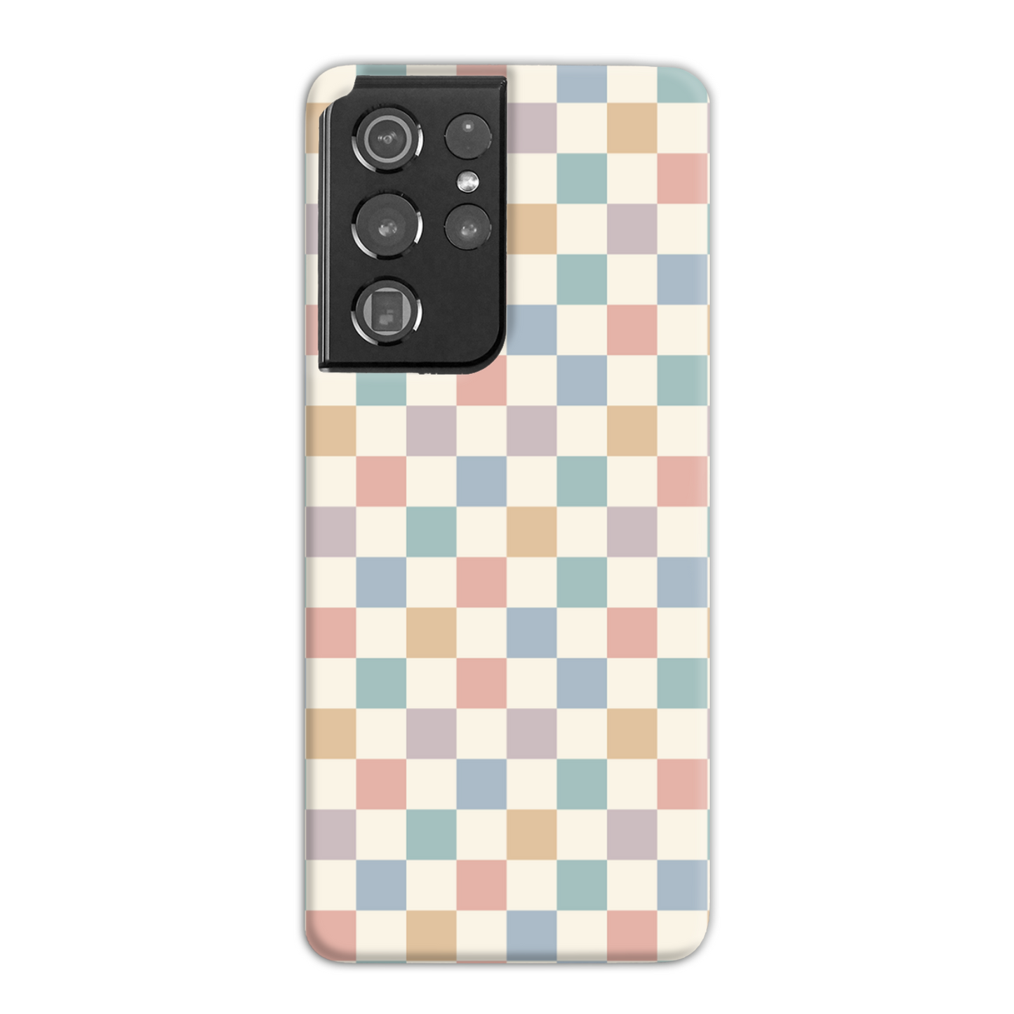 Pastel Multi Check Slim Phone Case