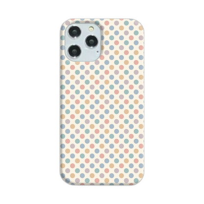 Pastel Multi Spot Slim Phone Case