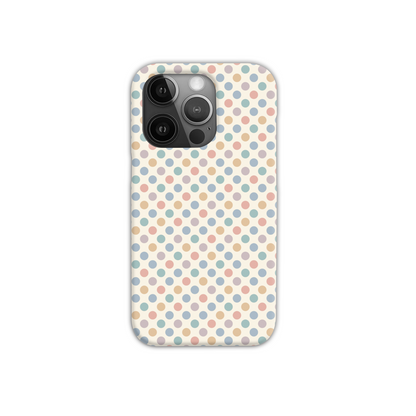 Pastel Multi Spot Slim Phone Case