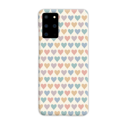 Pastel Multi Hearts Slim Phone Case