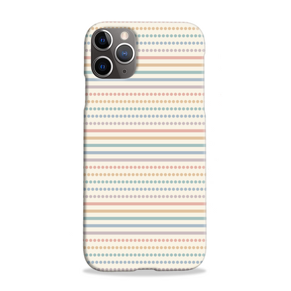 Dots and Stripes Slim Phone Case