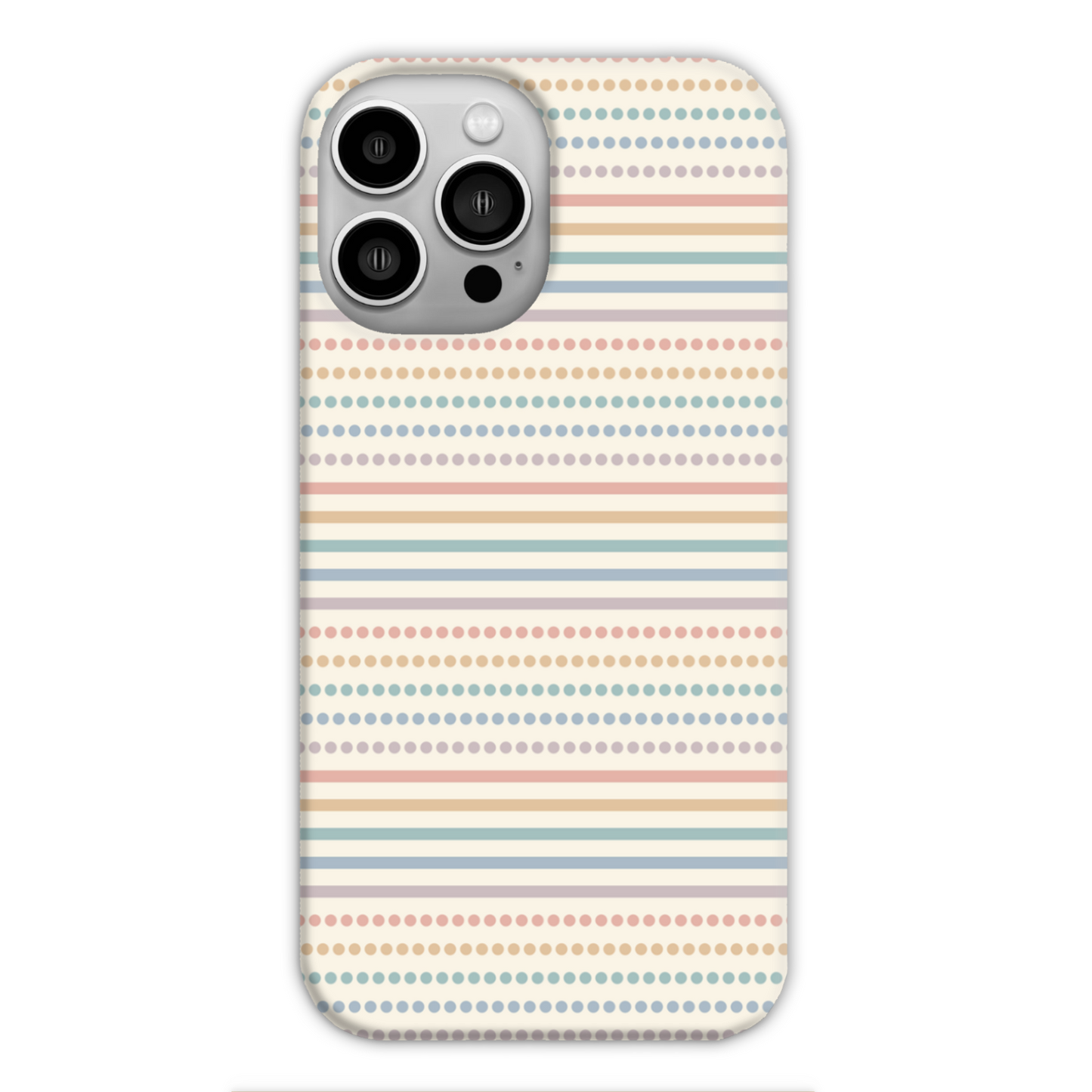 Dots and Stripes Slim Phone Case