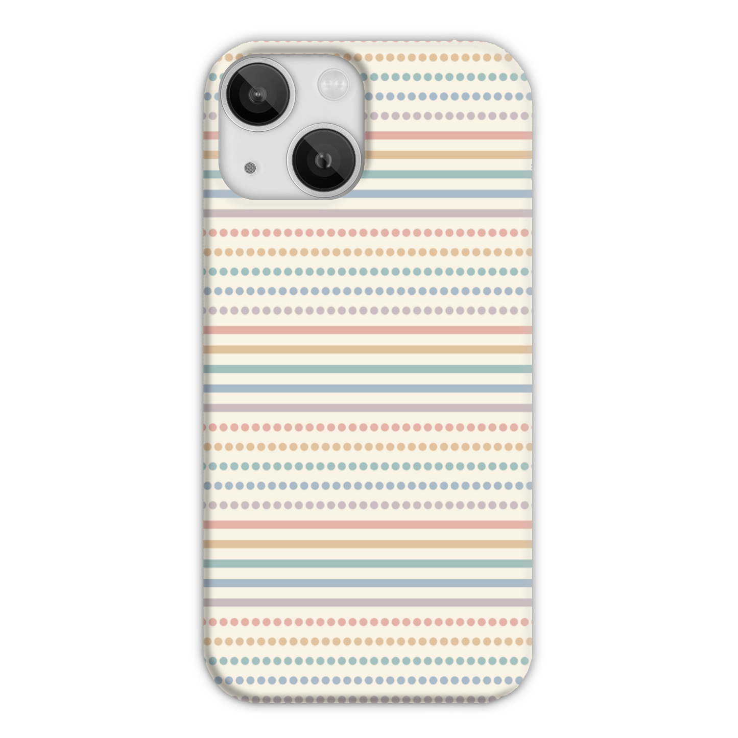 Dots and Stripes Slim Phone Case