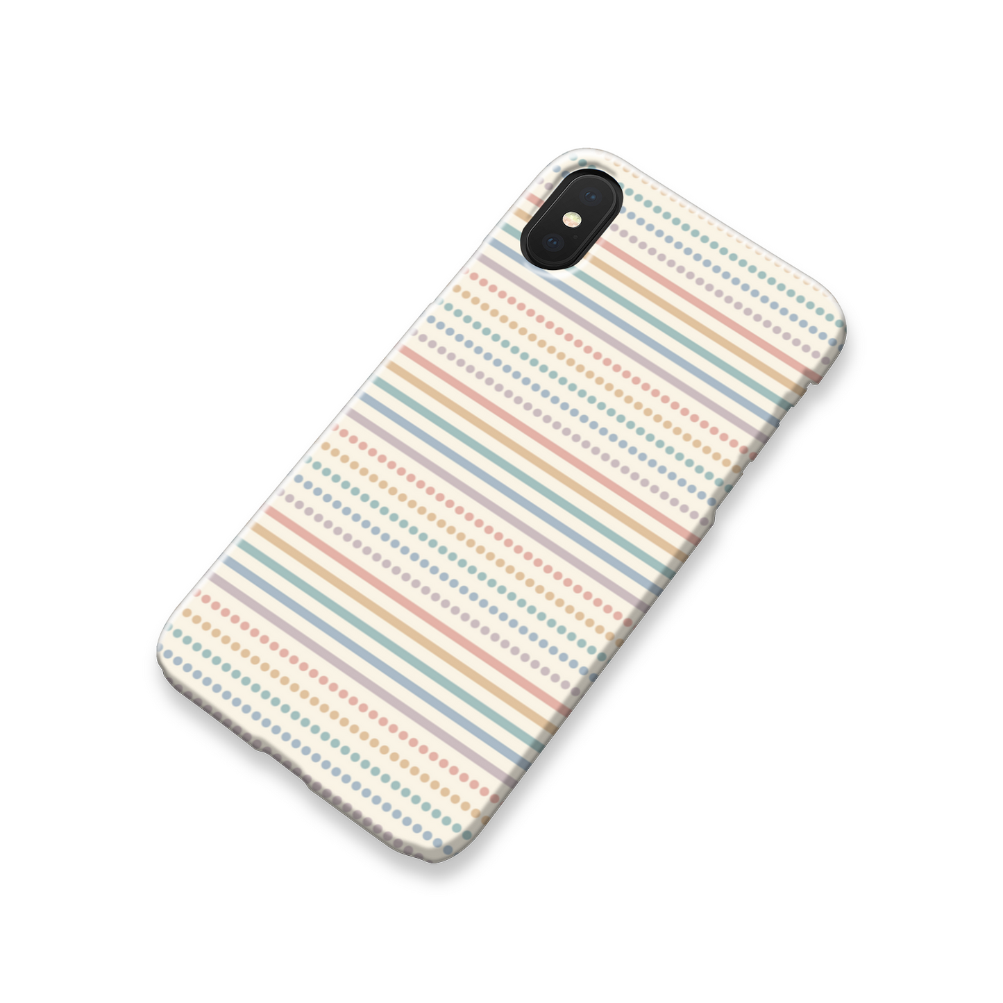 Dots and Stripes Slim Phone Case