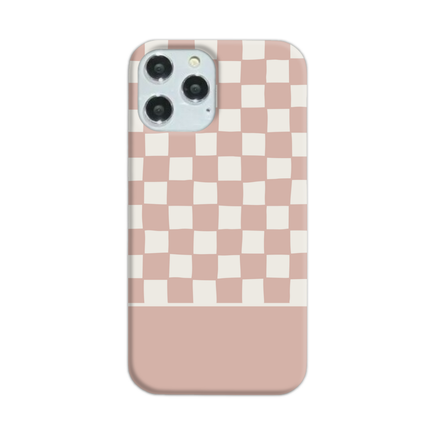 Pink Wobbly Check Slim Phone Case