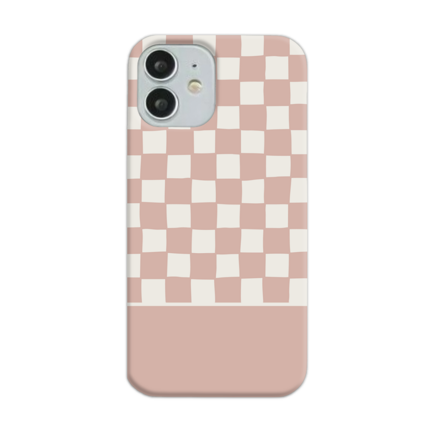 Pink Wobbly Check Slim Phone Case