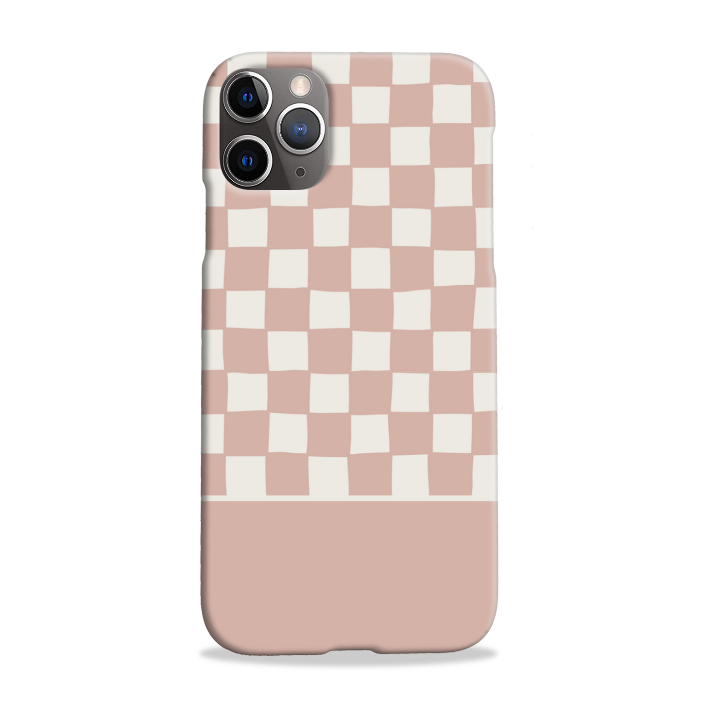 Pink Wobbly Check Slim Phone Case